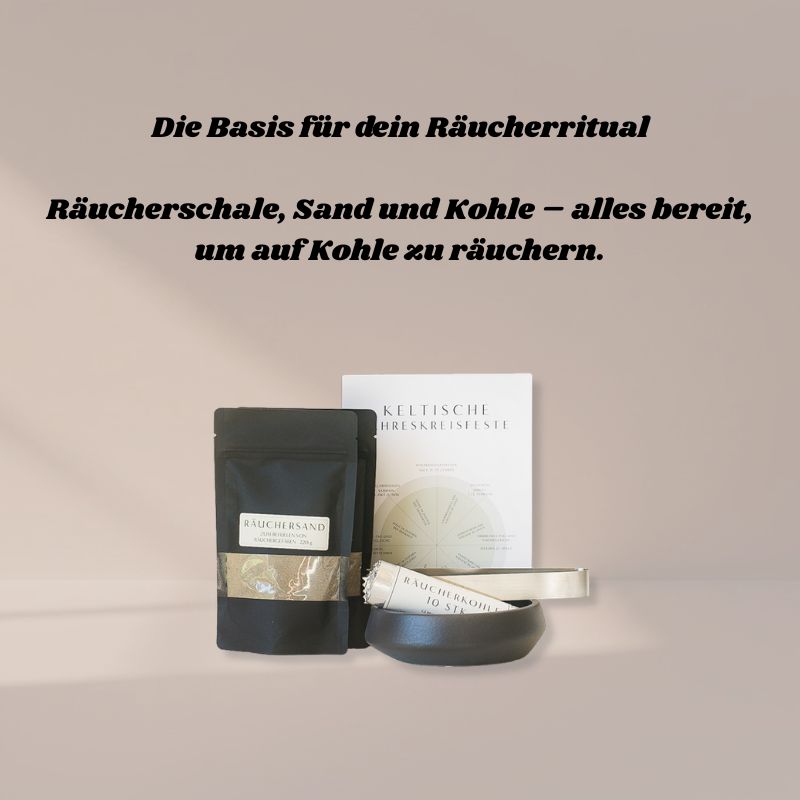 Jahreskreisfeste - Räucherbox mit Kohle