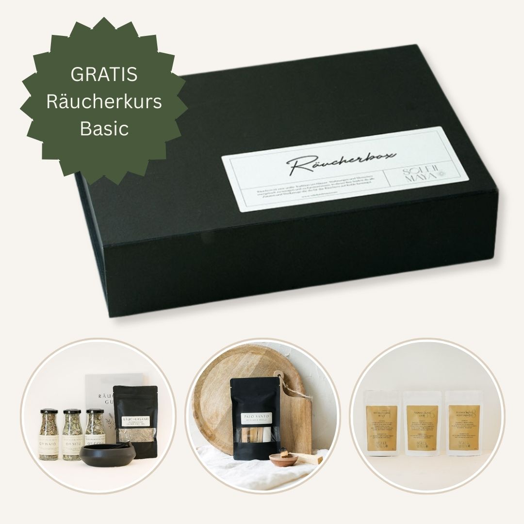 Energetische Hausreinigung - Räucherbox mit Kohle