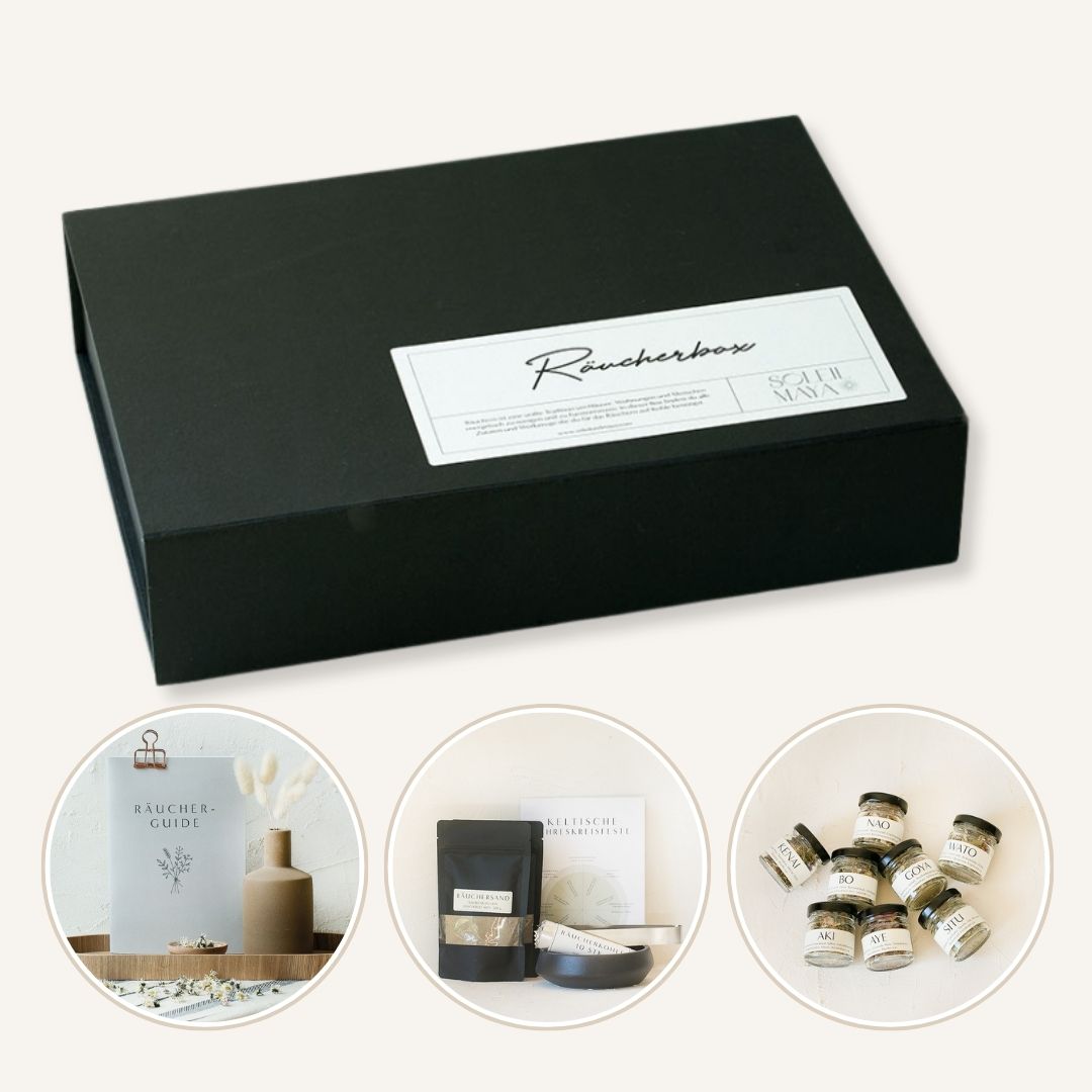 Räucherbox mit Kohle