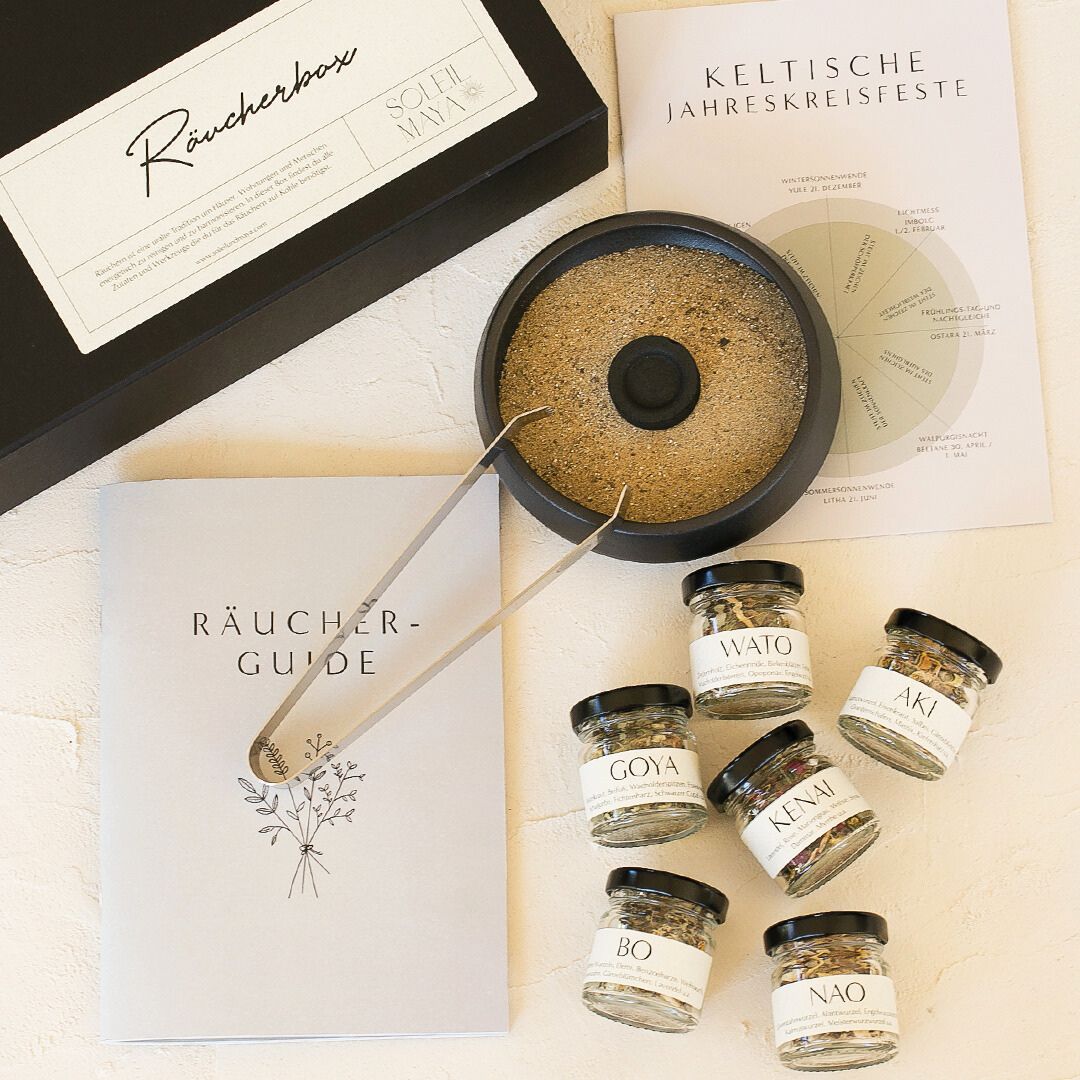 Räucherbox mit Kohle