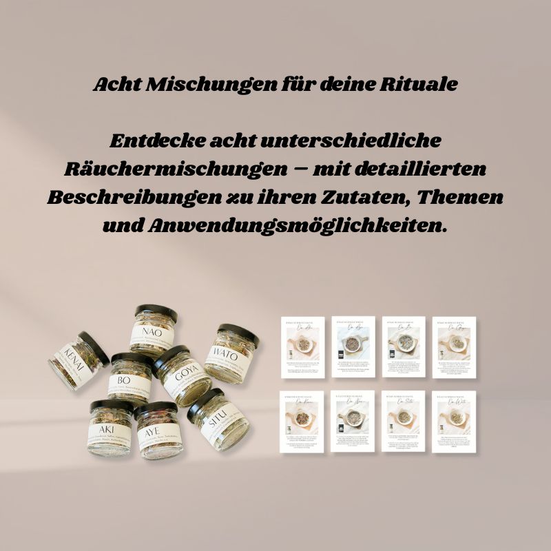 Jahreskreisfeste - Räucherbox mit Kohle