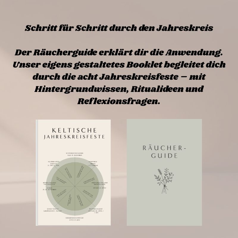Jahreskreisfeste - Räucherbox mit Kohle