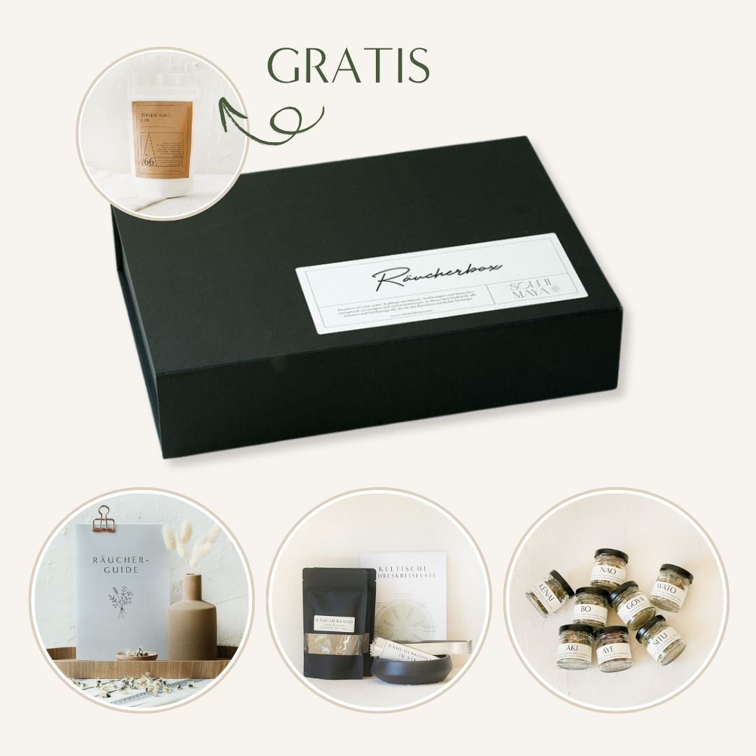 Räucherbox mit Kohle