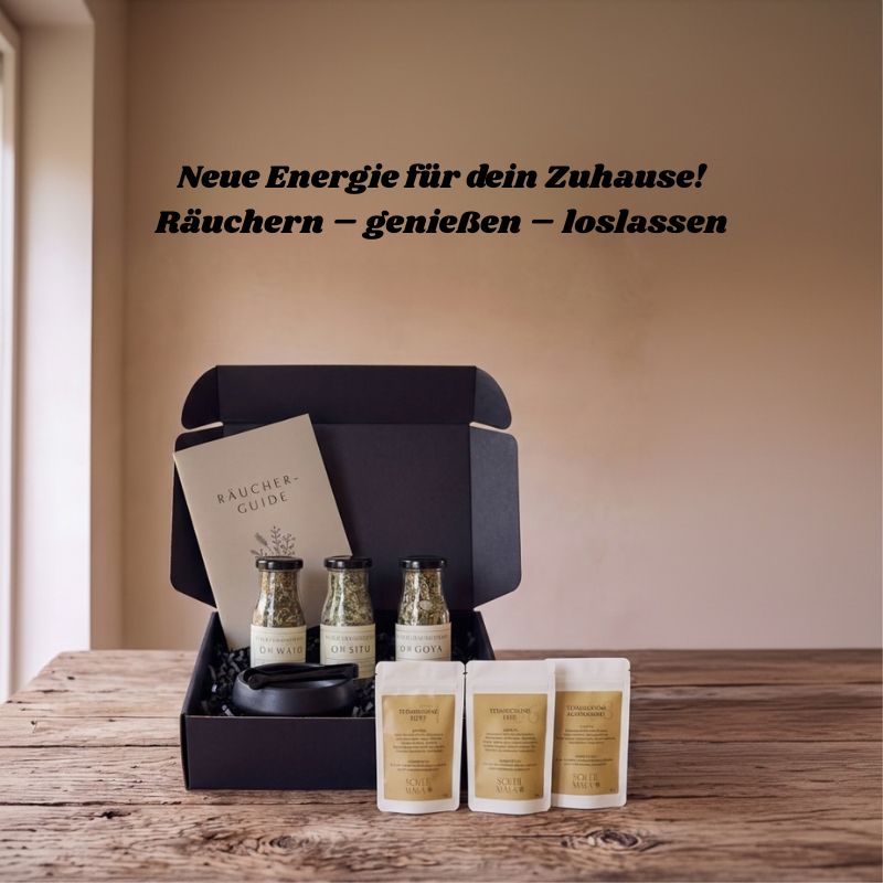 Energetische Hausreinigung - Räucherbox mit Kohle